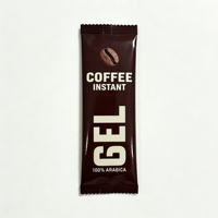 Sachets personnalisés avec logo imprimé pour café en poudre, boisson énergisante, thé en poudre – Emballage scellé à l'arrière en feuille d'aluminium