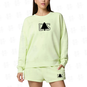 Vente en gros - Ensemble décontracté pour femmes en deux pièces, de haute qualité, coupe ample, design brodé personnalisé, sweat-shirt à col rond pour femmes - Product Image 3