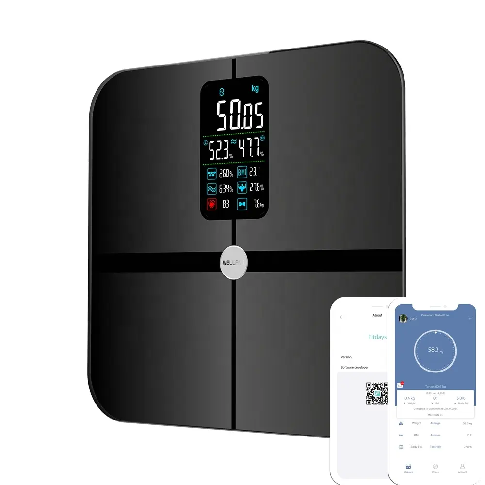 Floor Scientific Smart Electronic Recharcable Weight Machine Smart Fitness Scale