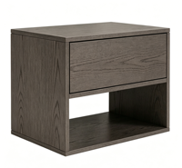 Table de chevet en bois sur mesure avec tiroir, table de chevet minimaliste, mobilier de chambre à coucher moderne pour hôtel, appartement