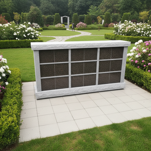 Niches de columbaires en granit traditionnel américain avec garantie d'un an pour usage funéraire - Product Image 3