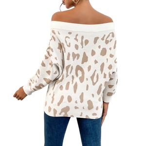 Fashion New Contrast Color <b>Animal</b> <b>Pattern</b> <b>Knitted</b> Knitwear Autumn and Winter European and American Round Neck Sweater <b>for</b> Women - Product Image 5