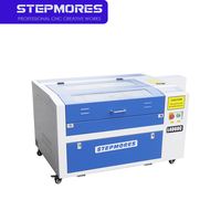 Machine de découpe et de gravure au laser CO2 économique version 6090 4060 pour le bois, l'acrylique, le MDF, le plastique, le cuir