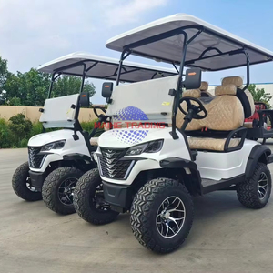 Carrito de Golf Eléctrico de 6 Plazas con Puertos USB, Luces LED y Gran Capacidad para Resorts y Parques de Diversiones - Product Image 1