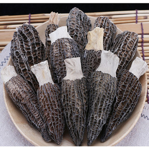 Funghi Morchella Neri Essiccati Naturali a Forma di Cubo, Funghi Freschi - Product Image 2