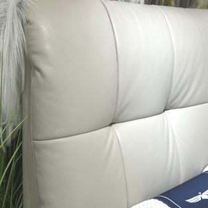 <span class=keywords><strong>Lit</strong></span> plateforme en chêne blanc traditionnel moderne Vonliva, taille king-size, avec tête de <span class=keywords><strong>lit</strong></span> <span class=keywords><strong>multi</strong></span>-rangements et tiroirs, <span class=keywords><strong>lit</strong></span> confortable et moelleux - Product Image 5