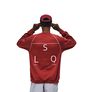 <span class=keywords><strong>Felpa</strong></span> <span class=keywords><strong>Corta</strong></span> <span class=keywords><strong>Oversize</strong></span> con Collo Tondo in Cotone Caldo Termostatico per Uomo, Design Invernale, Top Casual Pesante - Product Image 2