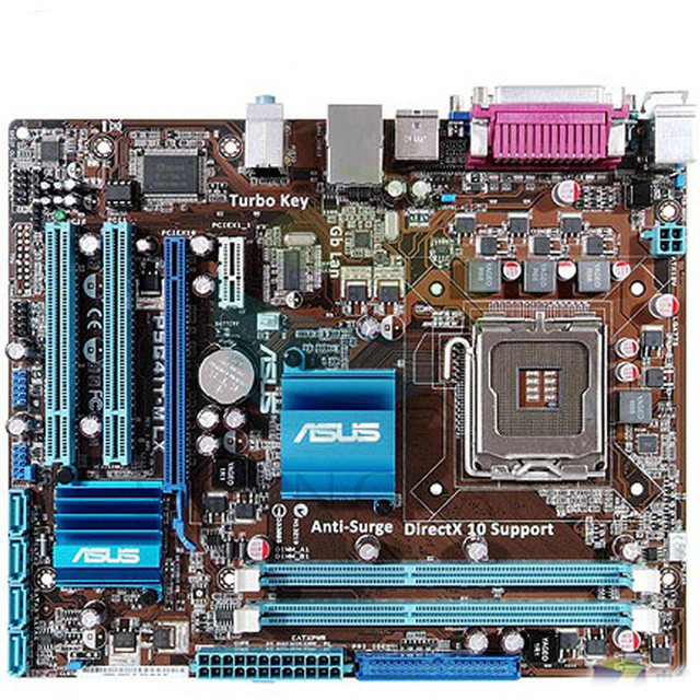 P5G41T-M LX Desktop G41 Motherboard Socket LGA 775 Q8200 Q8300 DDR3 8G U ATX UEFI BIOS Original Used Mainboard