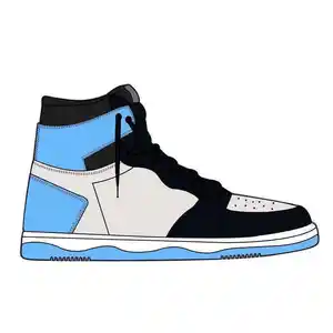 Dropshipping High Quality Custom Top New Design Fashion Men's Sport Shoes Sneakers Men Basketball Shoes Brand Retro 1