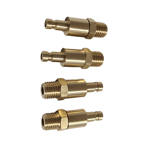 Raccord mâle à basse pression série Rectus 20KB, raccords hexagonaux en laiton, adaptateur rapide pour tuyau d'air, raccord de tuyauterie - Product Image 2