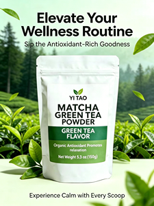 Té Verde Matcha Orgánico en Polvo 150g – Rico en Antioxidantes, Promueve la Relajación, Sabor Natural a Té Verde para Bebidas y Postres - Product Image 2