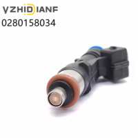 Pièces automobiles Injecteur de carburant 0280158034 8200227124 Pour Dacia 2004 Lodgy Dokker Renault Logan 1.4-1.6l