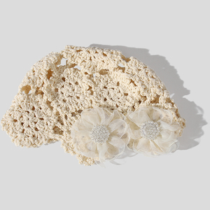 <span class=keywords><strong>Bonnet</strong></span> creux à fleurs minces pour femmes printemps et automne - Product Image 4