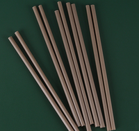 Pailles à boire droites jetables Yuanyi PLA biodégradables, écologiques, compostables, recyclables, qualité alimentaire, sans BPA, 200 mm