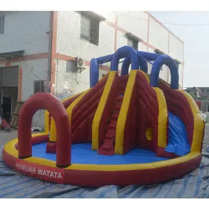 inflatable air water slide water slide rental China commercial giant inflatable water slides pool