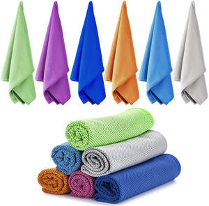Serviettes glacées personnalisées Entraînement Fitness Camping Serviettes de refroidissement rapide Vente en gros Forte absorption d'eau Serviettes de sport respirantes - Product Image 5