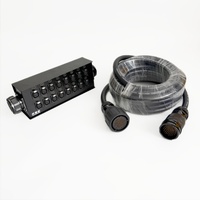 Câble audio multipaire robuste avec connecteur circulaire 54 broches, câble d'extension audio équilibré pour équipement de sonorisation DJ