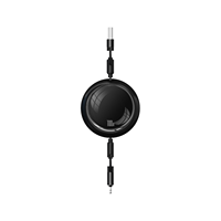 Kabel Pengisi Daya 4-in-1 yang Dapat Ditarik Ulang dengan Chip E-Marker, Pengisian Cepat Kompatibel dengan iPhone & Huawei, Logo Kustom Tersedia