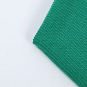 Factory Price Stock Lot Green Solid Three-dimensional Cotton Polyester 320gsm Fabrics For Hoodies