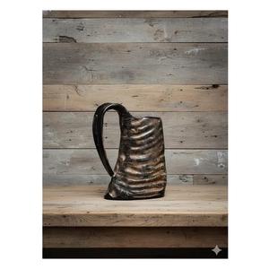 Most Selling Custom Natural Horn Mug Handcrafted Polished Finish for Decorative Use Available at Good Price - Product Image 1