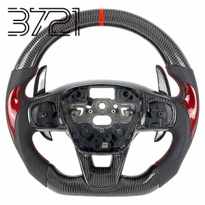 Volant de direction en fibre de carbone avec palettes de changement de vitesse pour Ford Focus MK4 2019-2024 ST RS, volant de voiture modifié - Product Image 1