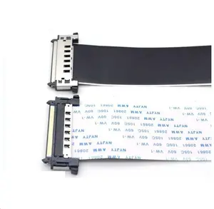 RoHS 4K 41pin 51pin Pitch 0.5Mm FFC FPC LVDS Với Đầu Nối I-PEX Móc Cáp Phẳng Với Ngón Tay Mạ Vàng Cho Màn Hình LCD