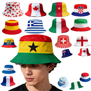 Casquette Bob Personnalisée 2026 USA Canada Mexique pour Fans de Football, Fêtes, Pêche et Activités de Plein Air - Product Image 1