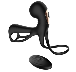 Direktversand ab Werk Penis-Ejakulation Vergrößerung Silikonmaterial männlich Männer realistisches Gürtel-An-Vibrations-<span class=keywords><strong>Dildo</strong></span>-Hüllen - Product Image 2