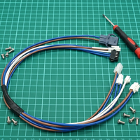 Harness Kabel PVC Multi-cabang Kustom dengan Konektor Plastik Campuran & Sinyal Multi-warna untuk Sistem Kontrol Rumah Tangga