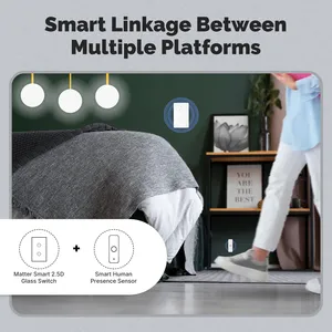 Moes Tuya Matter 2.5D เราสวิตช์ WIFI สมาร์ททำงานร่วมกับ <span class=keywords><strong>alexa</strong></span>/google home/apple/apple homekits/smartthings ต้องใช้สายไฟ - Product Image 3