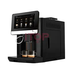 Leistungs starker Milch tank One-Touch Brewing Automatische Mini-Espresso maschine Kommerzielle Kaffee maschine 1.8L Wassertank Kaffee maschine