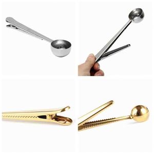 Cuchara Medidora de Café, Cuchara para Leche en Polvo, Cuchara de Acero Inoxidable para Granos de Café con Clip para Bolsa - Product Image 5
