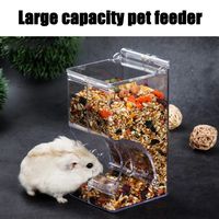 Mangeoire pour hamster, bol en acrylique, alimentation automatique, boîte à nourriture pour lapin, grande capacité, nourriture pour ours doré, fournitures pour hamster