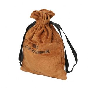 Sacs à bijoux en velours recyclables avec cordon de serrage, pochettes de rangement estampées pour colliers, boucles d'oreilles, bagues, bracelets - Product Image 5