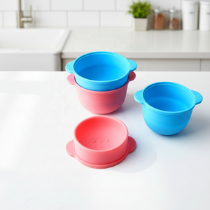 Bol mélangeur en silicone OEM ODM pour masques, bol de fusion de cire dépilatoire en silicone, bol chauffant en silicone - Product Image 1