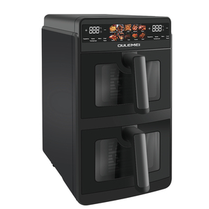 2025 Friteuse à air multifonctionnelle en acier inoxydable à écran tactile Friteuse à air double zone avec contrôle de la température pour le ménage - Product Image 3