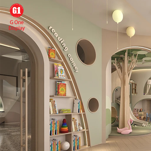 Design d'intérieur créatif pour restaurant pour enfants en bois, mobilier de terrain de jeux personnalisé, décoration de meubles pour enfants - Product Image 4