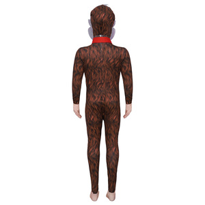 Costume de cosplay Donkey Kong, combinaison avec masque, costume de jeu d'Halloween pour enfants - Product Image 3