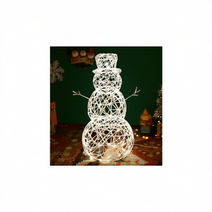 Muñeco de Nieve Acrílico con Luces LED, Decoración Navideña para Interiores de 7 Pulgadas o Más, Marca SUNING - Product Image 1