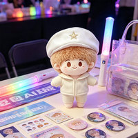 Poupée en peluche personnalisée avec tenues amovibles, figurine en peluche, jouet de collection pour les fans, cadeau en gros Kpop