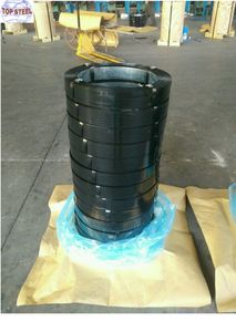 Fábrica de Flejes de Acero Negro A36 Q235 Q345 3/4 19*0.5mm 5/8 16*0.5mm 5/4 31.75*0.8mm con Superficie Pintada de Negro y Encerada, <span class=keywords><strong>Precio</strong></span> por kg - Product Image 5