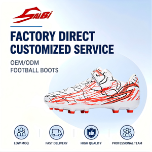 Precio <span class=keywords><strong>de</strong></span> Fábrica OEM ODM Zapatos <span class=keywords><strong>de</strong></span> Fútbol Profesionales Unisex, Tacos <span class=keywords><strong>de</strong></span> Fútbol Ligeros y Transpirables para Entrenamiento al Aire Libre, Primavera/Invierno - Product Image 1