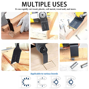 Multitool Messet Met Behuizing Universeel Oscillerend Multigereedschap Zaagblad 3440Mm Koolstofstaal Oscillerend Blad Voor Hout - Product Image 4
