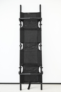 Brancard d'urgence portable pliable en quatre parties en alliage d'aluminium épaissi pour secours en extérieur, personnalisable avec logo pour véhicule - Product Image 2