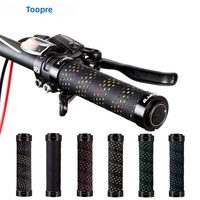 Manopole per Manubrio Bicicletta TOOPRE, Impugnature Antiscivolo in PU per MTB, Accessori per Ciclismo Personalizzabili