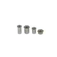 6 #8 # POUCES M3 M4 M5 M6 M8 demi-tout fileté en acier inoxydable au carbone aluminium rond hexagonal tête plate étanche entretoises de clinchage