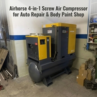 Compresseur d'air industriel à vis rotatif AirHorse, best-seller, 10HP, 20HP, 30HP, 50HP, 7.5KW, 11KW, 15KW, 22KW, 37KW