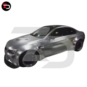 Kit de Carrocería Estilo Ancho LB para BMW Serie 3 E92 E93 M3 310 320 <span class=keywords><strong>325</strong></span> (2005-<span class=keywords><strong>2012</strong></span>), con Alerón Delantero, Faldones Laterales y Guardabarros - Product Image 6