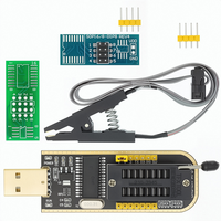 1 Buah Modul Pemrogram USB BIOS Flash EEPROM Seri CH341 A 24 25 + Klip Uji SOIC8 SOP8 untuk EEPROM 93CXX / 25CXX / 24CXX
