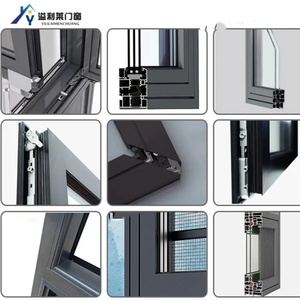 Fenêtre coulissante extérieure moderne en aluminium étanche avec double vitrage trempé et cadre à rupture de pont thermique pour usage résidentiel - Product Image 5
